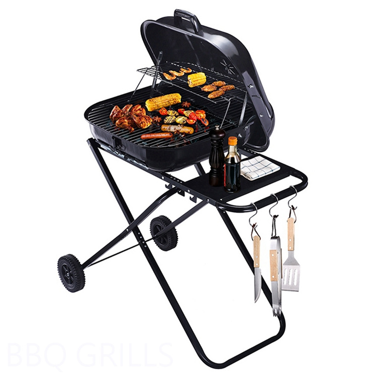 B custom european korean argentine outdoor rotary round portable camping folding charcoal barbecue bbq grills for sale