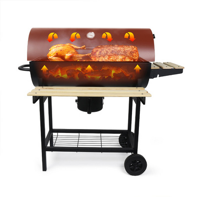 Backyard party smokeless barbecue grill outdoor homemade charcoal yakitori smokeless bbq grill