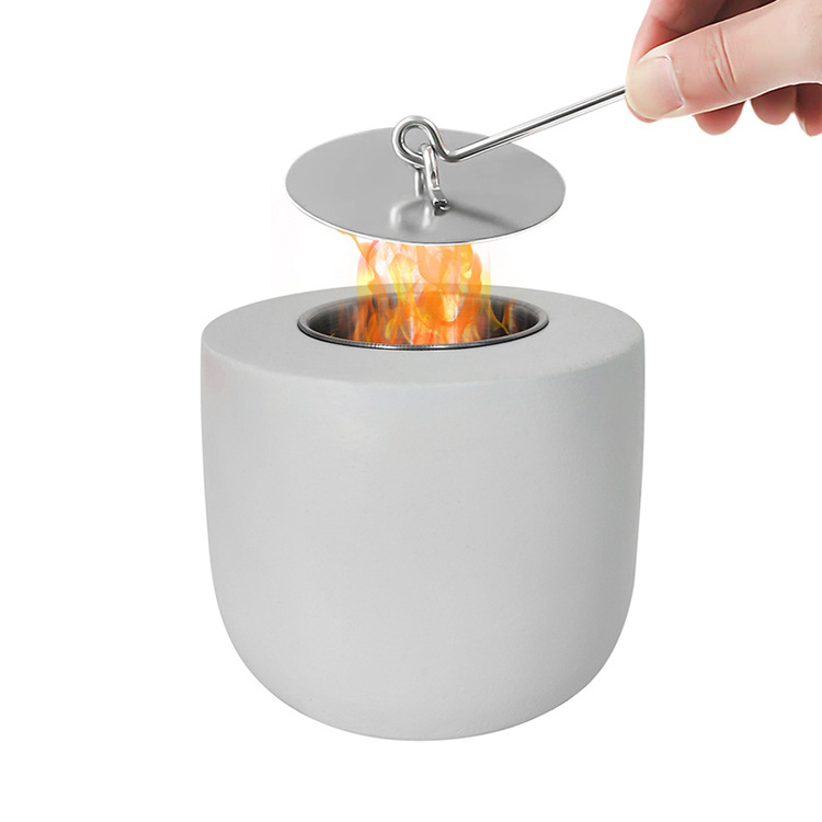 Mini Indoor Alcohol Fireplace Tabletop Home Heater Smokeless Clean Burning Fire Pit