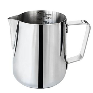 304 Stainless Steel 12 OZ Latte Milk Jug Cup Milk Frothing Pitcher