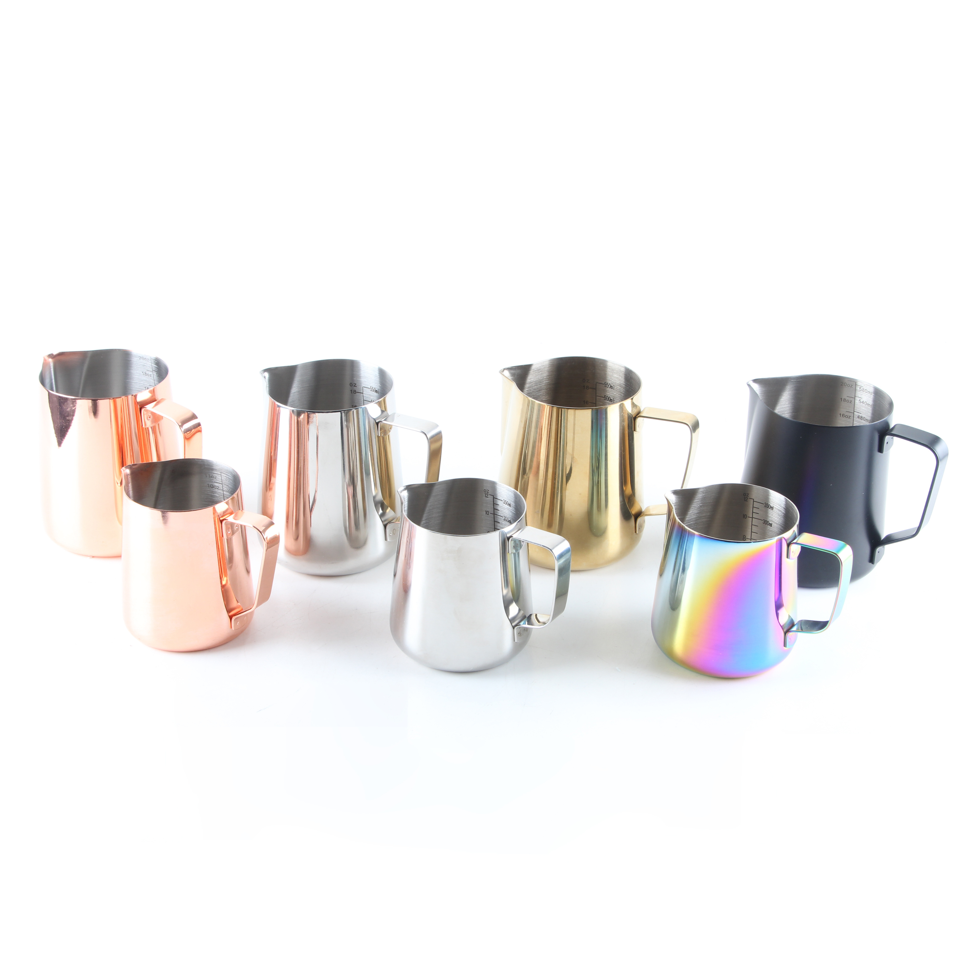 304 Stainless Steel 12 OZ Latte Milk Jug Cup Milk Frothing Pitcher