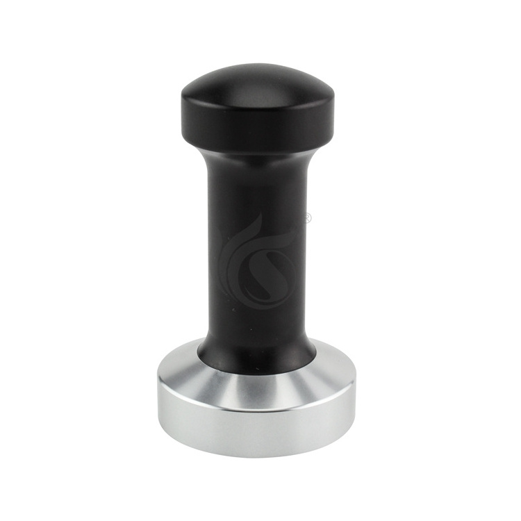 Wholesale High Quality Espresso Tamper Flat Base Coffee Tamper With Wooden Handle Metal Coffee Tamper