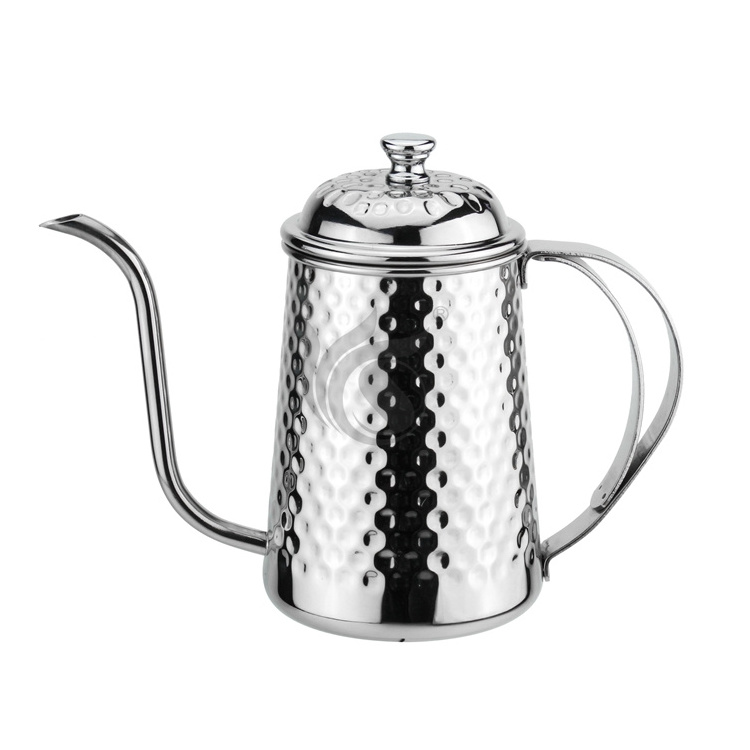 Hand Drip Coffee Water Pouring Kettle Gooseneck Tea Pot Stainless Steel Pour Over Coffee Kettle With Lid