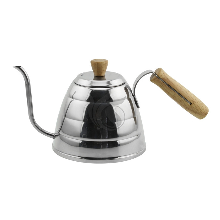 Home Gift Stainless Steel Pour Over Coffee Drip Kettle Dripper Thermometer 304 Metal Gooseneck Coffee Drip Coffee Pot