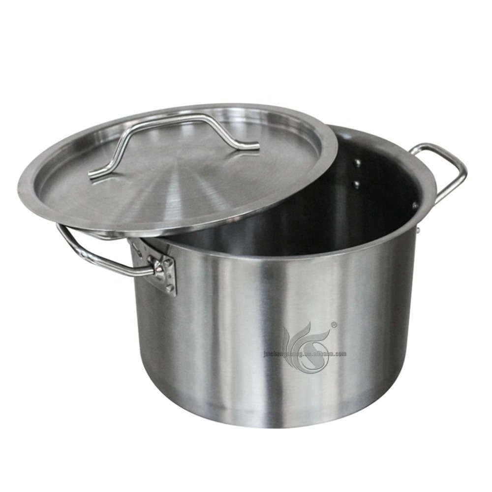 Stockpot Restaurtant Big Stainless Steel Stove Industrial Cooking Pots Stock Pots