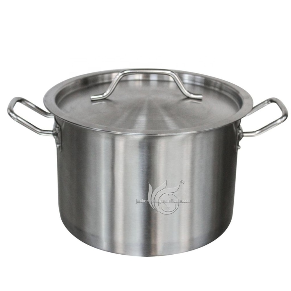 Stockpot Restaurtant Big Stainless Steel Stove Industrial Cooking Pots Stock Pots