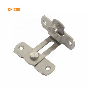 Heavy Stainless steel Door Latch 90 Degree Right Angle Door Latch Buckle for Doors & Windows