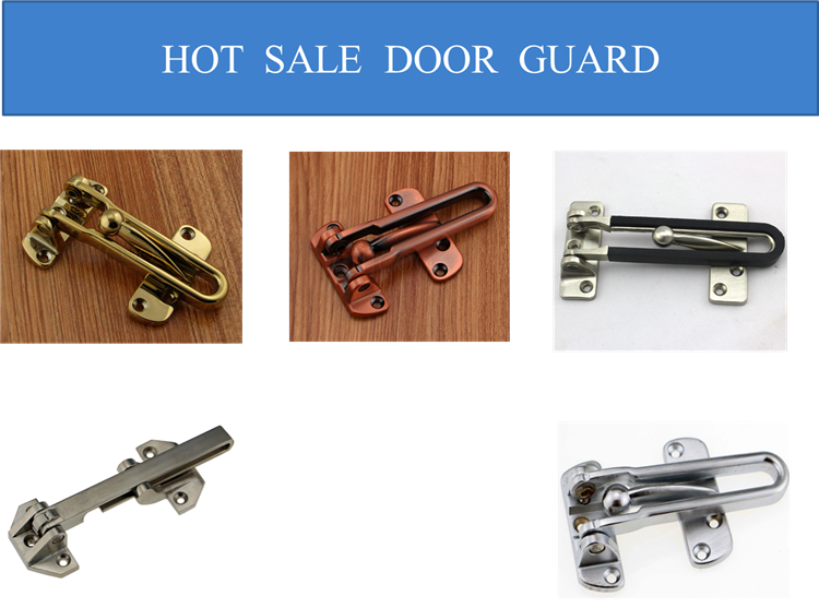 Zinc alloy satin nickel Security Buckle Door Guard Bolt