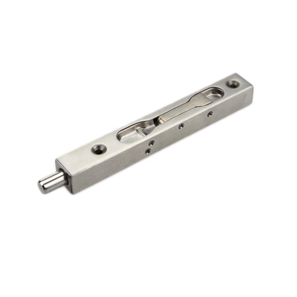 6 Inch 304 Stainless steel Latch Lever Action Flush BOX Slide Door Lock Bolt 20mm wide doorbolt