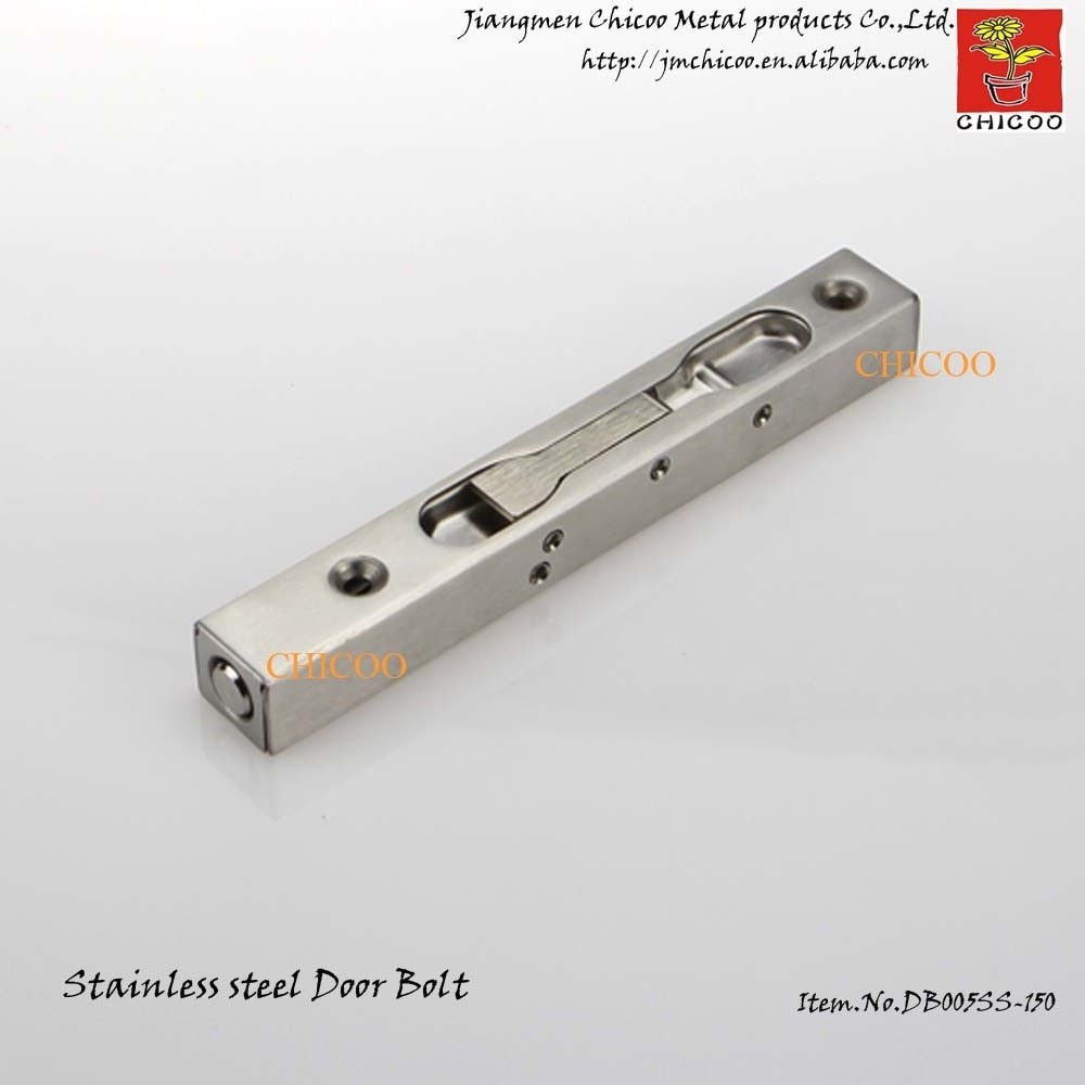 6 Inch 304 Stainless steel Latch Lever Action Flush BOX Slide Door Lock Bolt 20mm wide doorbolt