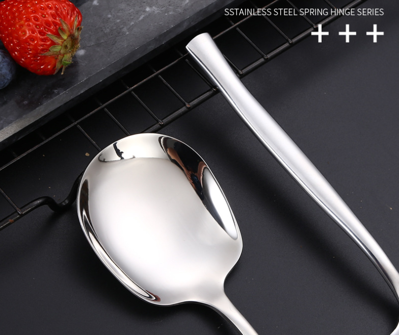 Custom Small Korean Long Handle Gift Metal Soup Spoon Stainless Steel Tea Spoon