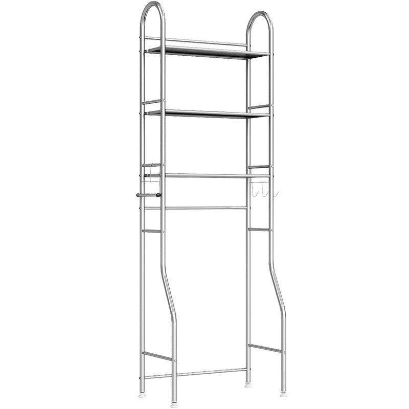 Stainless Steel Bathroom Tower Household Toilet Rack Washing Storage Rack