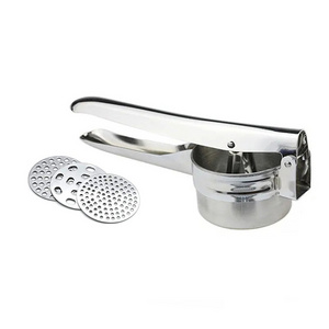 Stainless Steel Manual Masher Potato Ricer Lemon Squeezer Manual Press Ricer for Mashed Potatoes