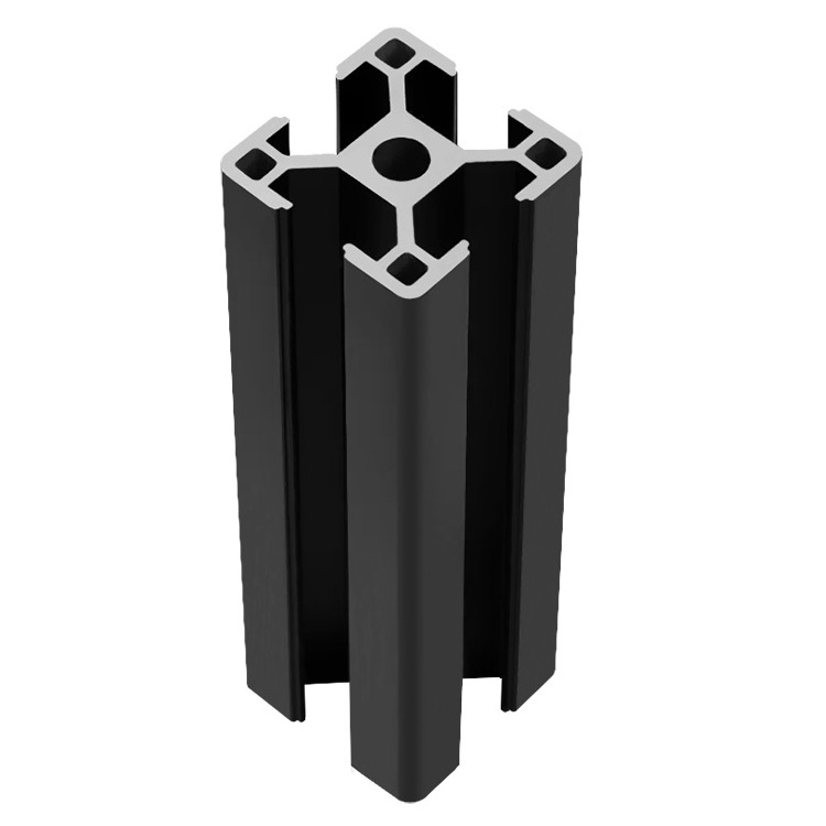 Black oxidation European standard 3030 industrial aluminum profile  for  door hinge