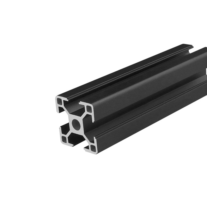 Black oxidation European standard 3030 industrial aluminum profile  for  door hinge