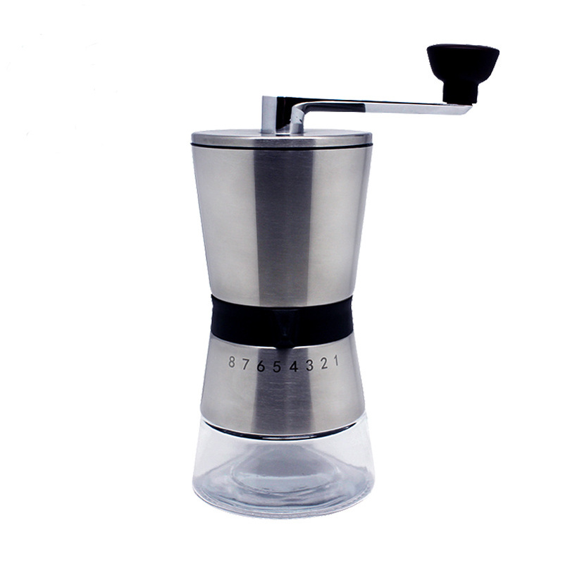 professional coarseness adjustable stainless steel Manual Coffee grinder