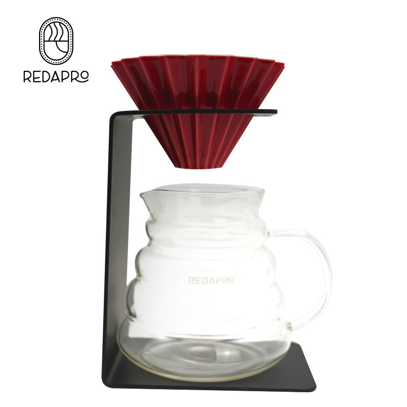 Hot Selling V-60 Pour Over cup Metal Coffee Filter Display Stand Rack Coffee Dripper Stand