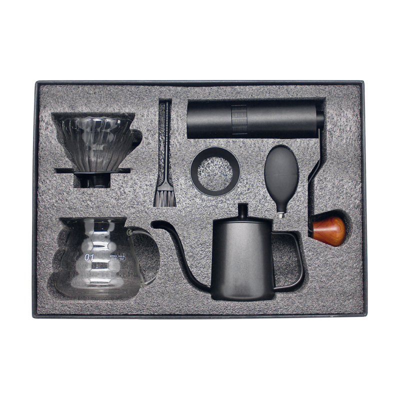 Good quality hand drip coffee sets coffee kettle pour over coffee set