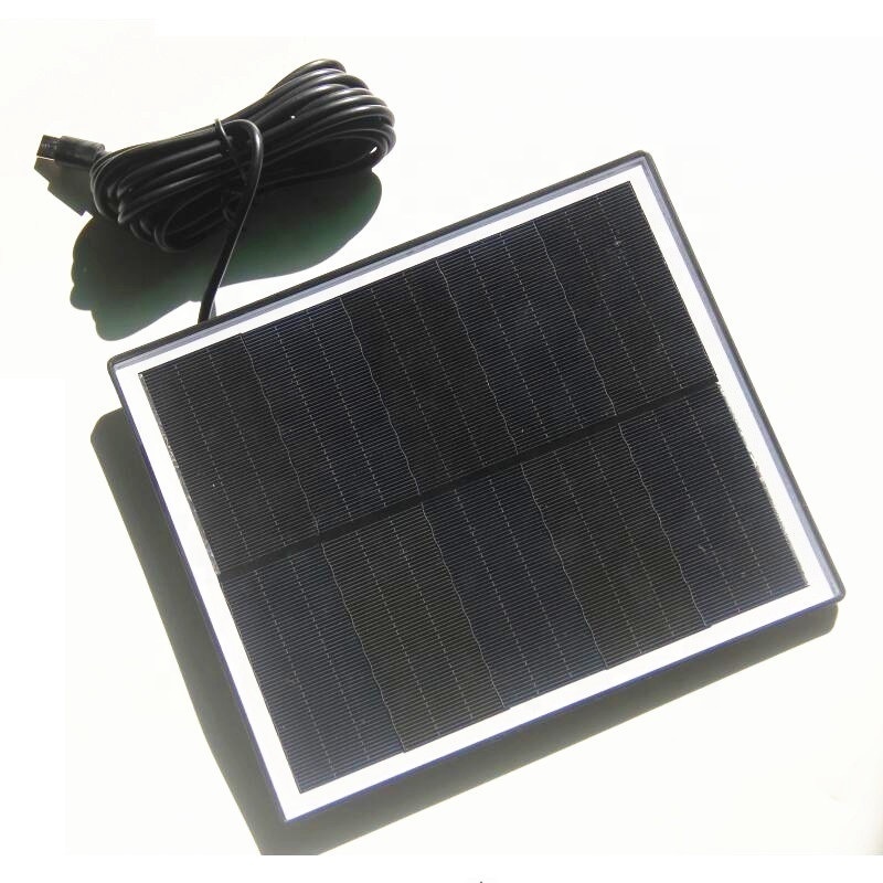 6W5V Solar panel charging panel doorbell surveillance camera low consumption security monitoring Micro USB/TYPE-C