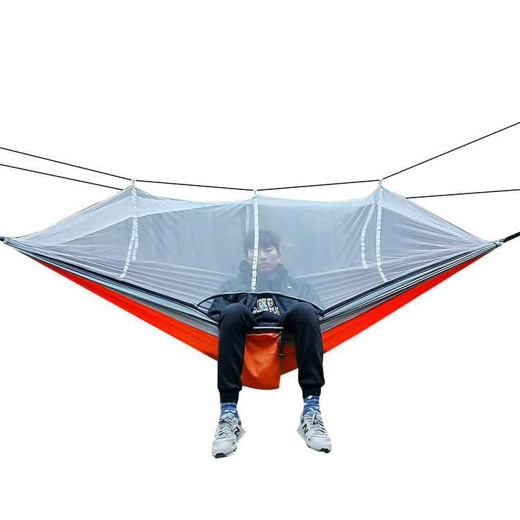 Outdoor Portable Single Tent Hammock Waterproof Camping Hammock With Mosquito Net