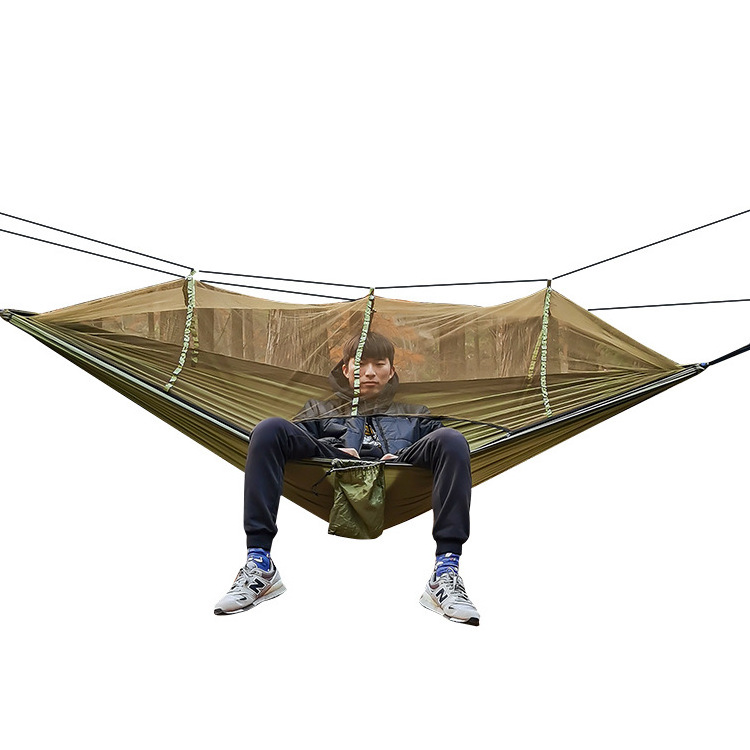 Outdoor Portable Single Tent Hammock Waterproof Camping Hammock With Mosquito Net