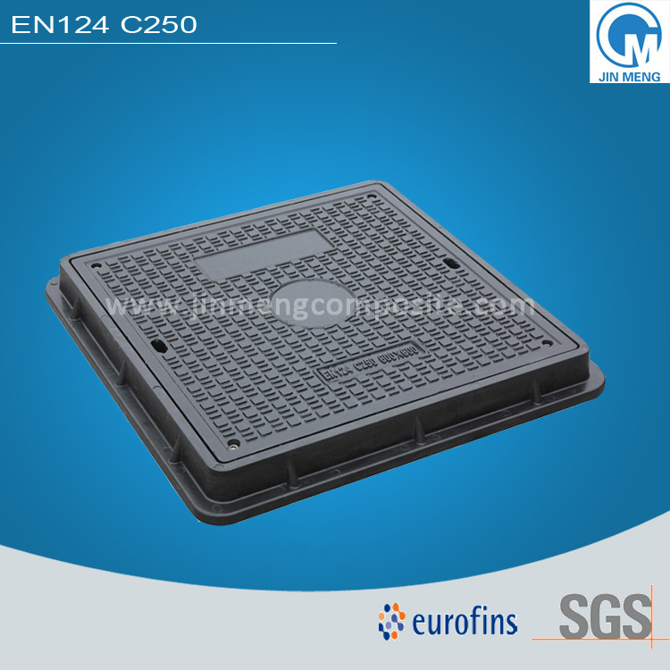 Fiber Reinforce Plastic manhole cover composite en 124 with low price jrc 12 etisalat manhole cover