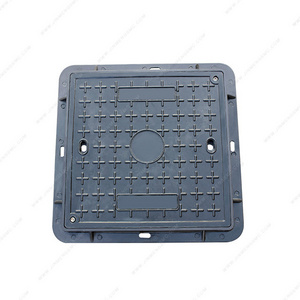 B125 SMC material  square Manhole Cover with lock airtight manhole cover jrc etisalat telecom manhole