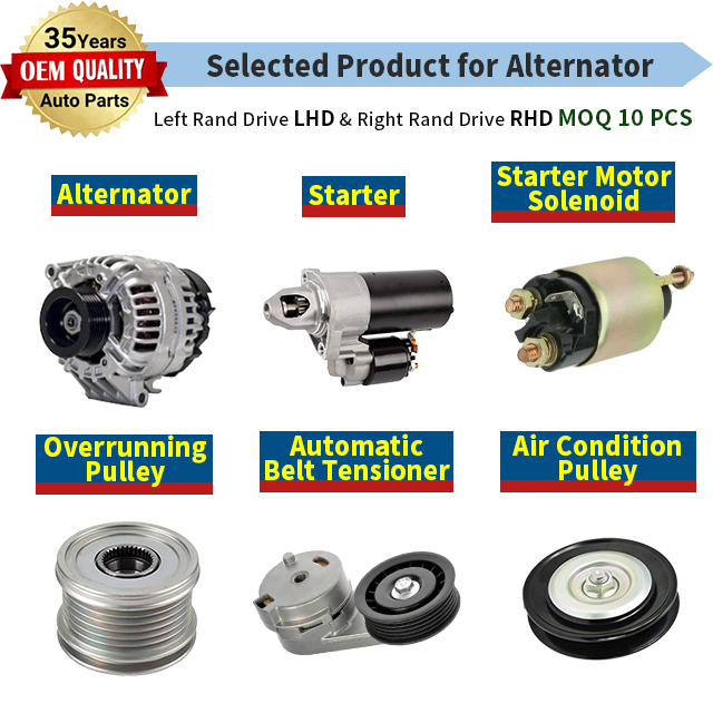 Jmen for ISUZU ELF FSR EXR TRUCK Alternator & Starter Motor Solenoid & Pulley car Auto Engine Electric parts