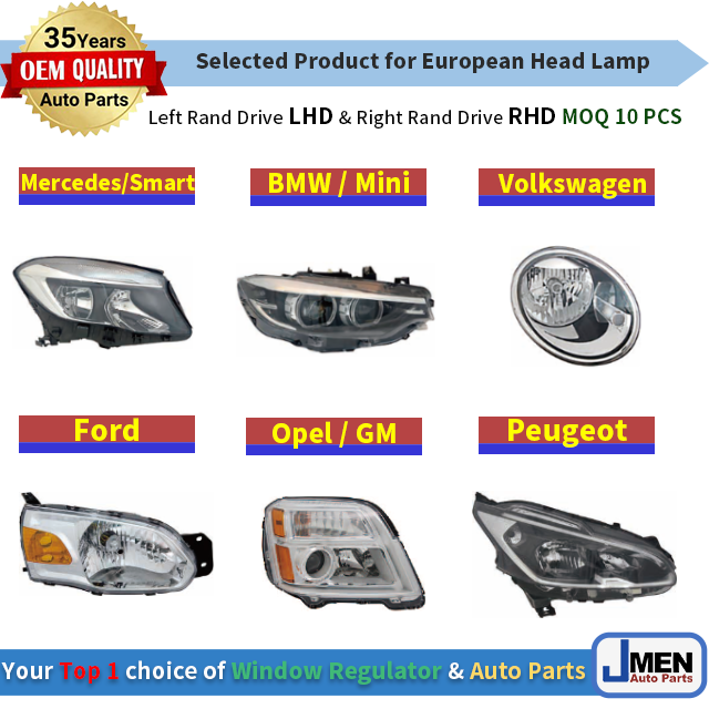 Jmen for FORD TRANSIT CONNECT Van CUSTOM HeadLamp HeadLight Led Head Light Lamp car Taiwan Auto Body Parts