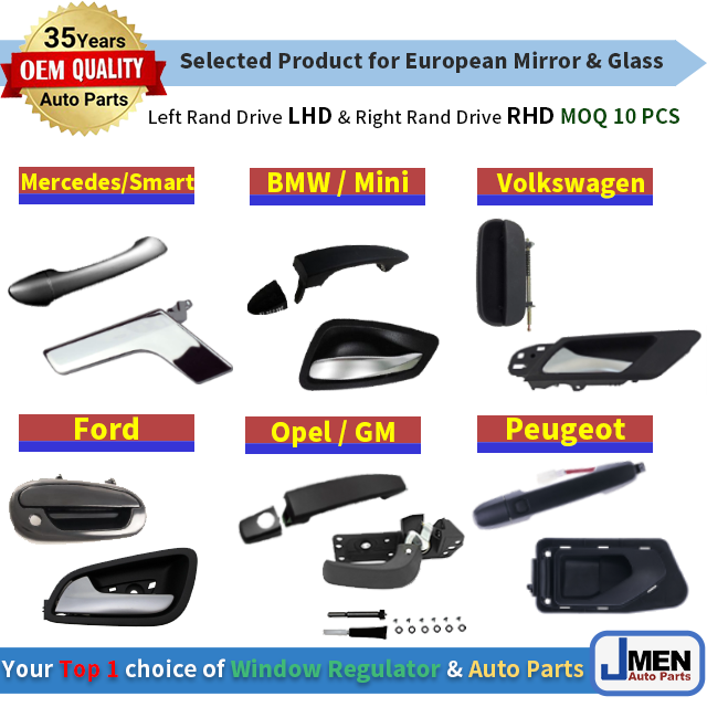 Jmen for MITSUBISHI L200 TRITON  Outside Handle Inside Outer Inner Tailgate Car Auto Body Parts