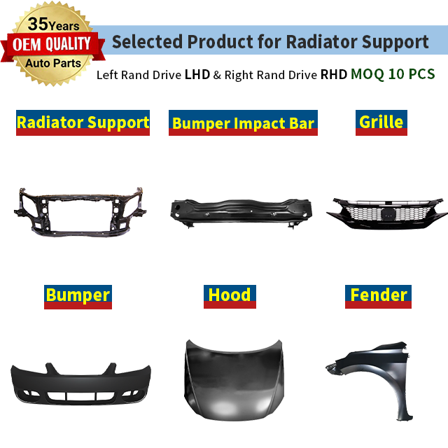 Jmen for DAEWOO TICO Rezzo Tacuma Vivant for GM Radiator Support & Reinforcement Bar impact car bumper Body Parts