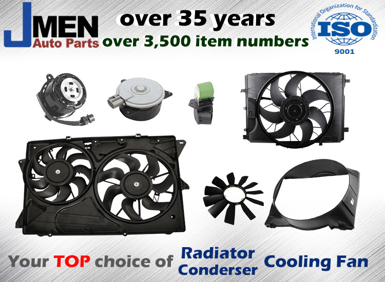 Jmen for Utility Vehicle Radiator Cooling Fan & motor  manufacturer