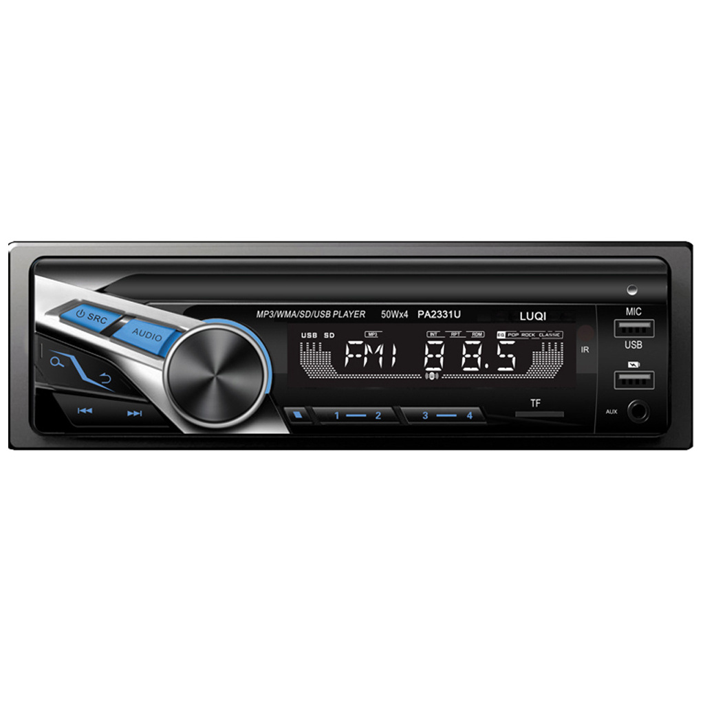 Car Radio 1Din Aux-in LCD Display With 2USB Support Phone Charging FM USB/SD Car Stereo Mp3 Player