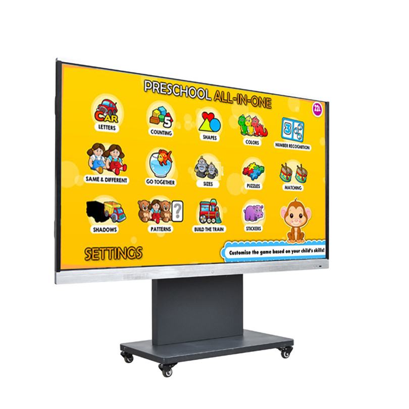 65 Inch school education magnetic intelligent electronic interactive whiteboard