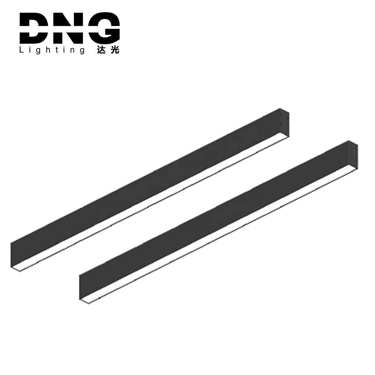 DNG Modern Long Strip Lamp Linear Strip Lighting Office Luminaire Lamp LED Batten Tube Pendant Suspended Hanging Linear Light