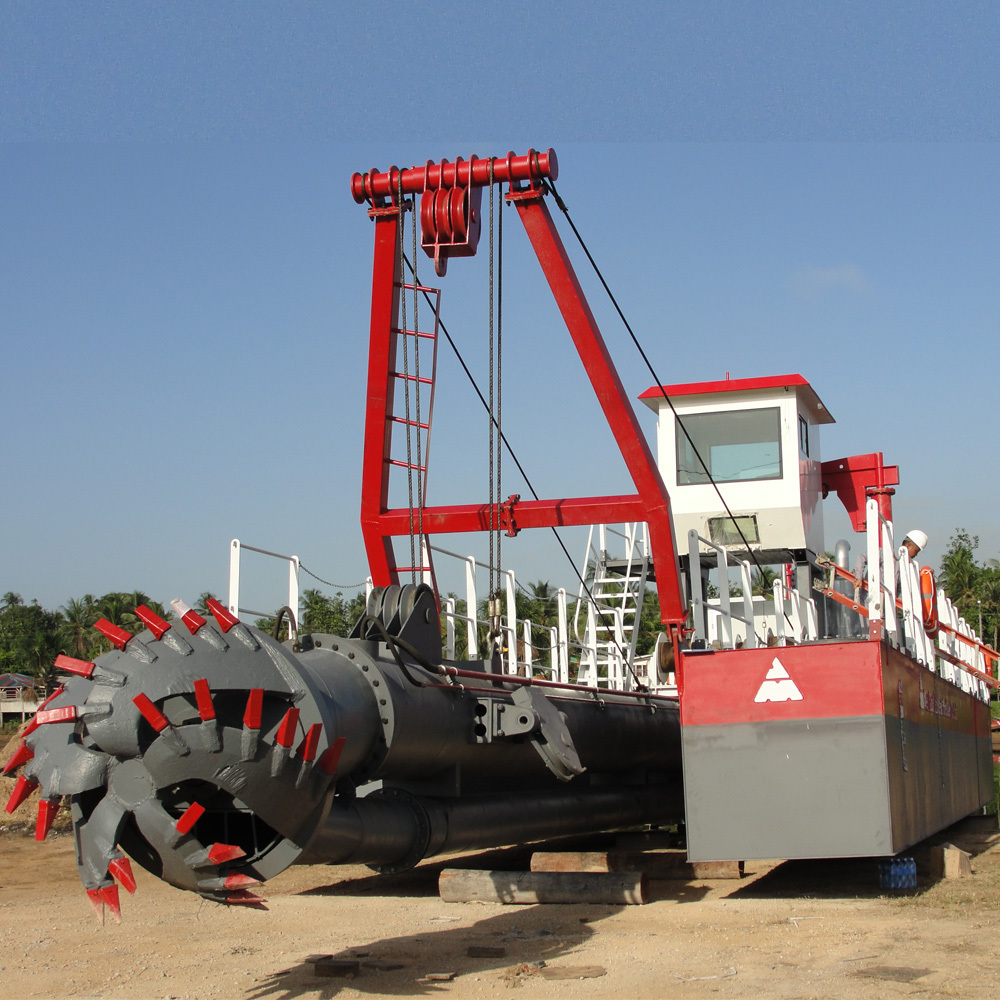 1200m3 small cutter dredger machine for shallow river dredging work