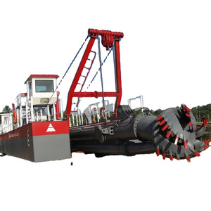 Small Dredger with Cutter Head in River Dredging