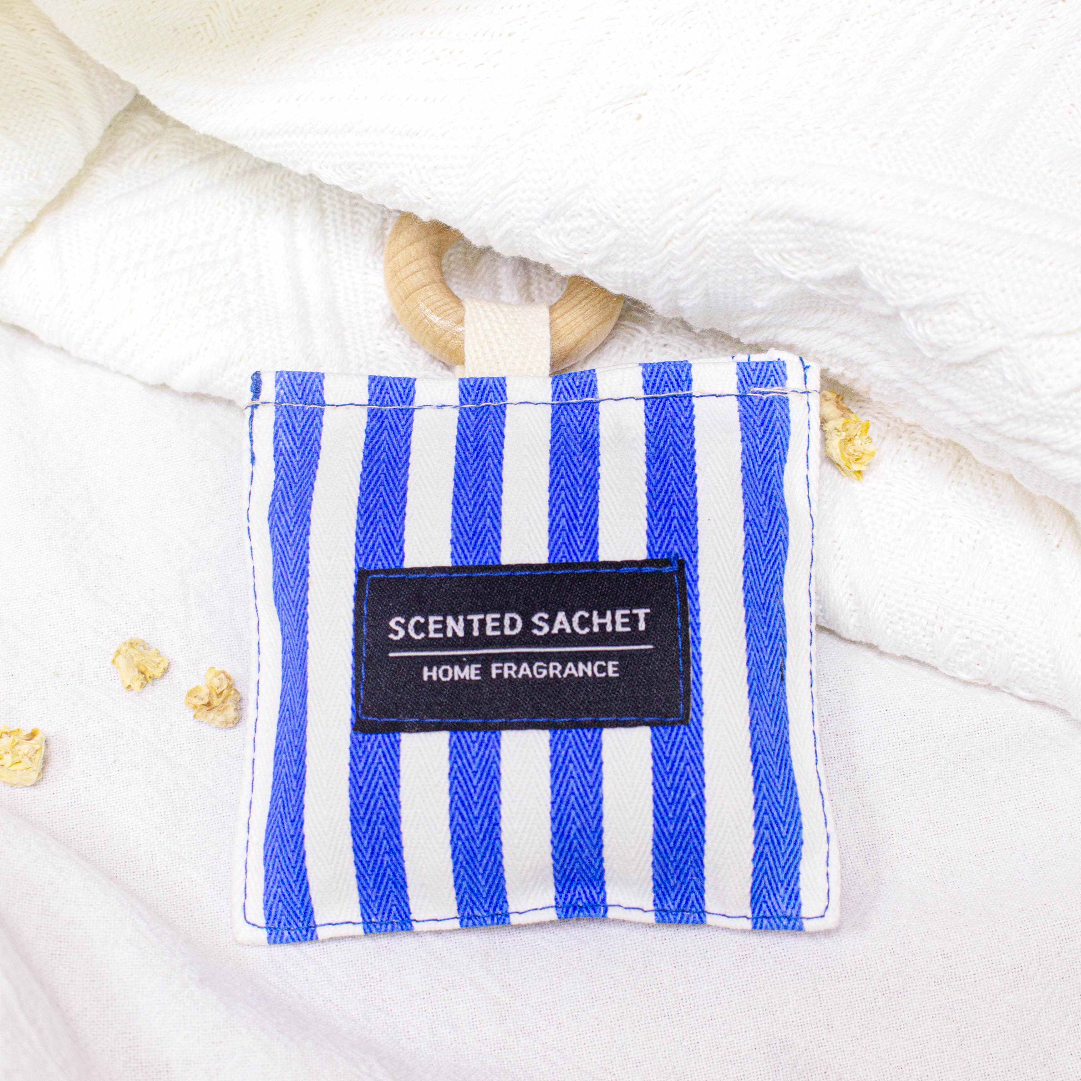 New Organic Fabric Cotton Linen Perfume Bag Home Fragrance Scented Sachet Air Fresheners remove odor for gift 15g Custom OEM ODM