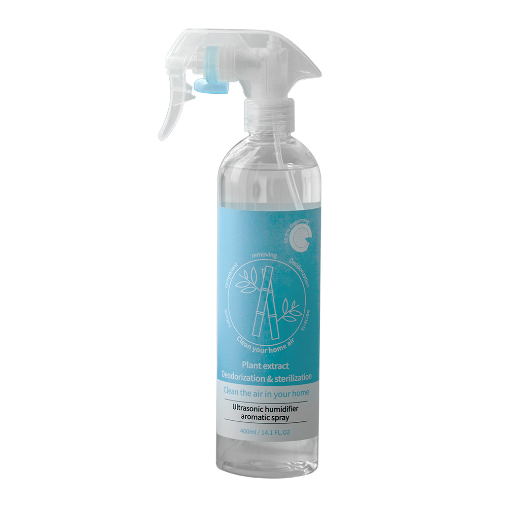 Custom 400ml Air Deodorant Spray Bottle for shoe cabinet car pet to eliminate odor and refresh air plant extracted liquid spray