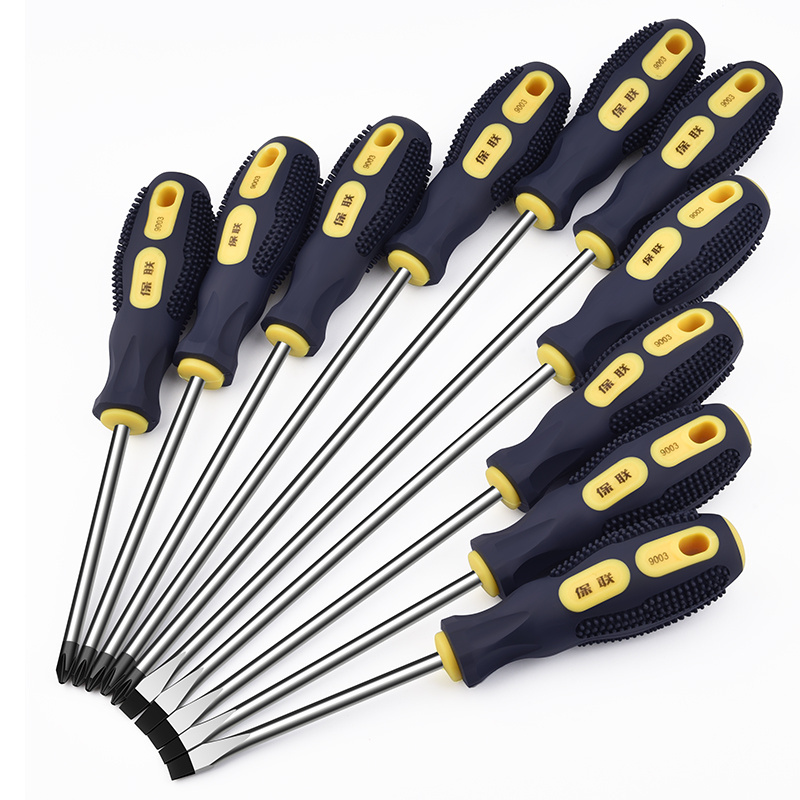 High Quality Large Handle Screwdriver Flat Mouth Slotted Plum Ross Shaped Blossom Cross Shape Screwdriver