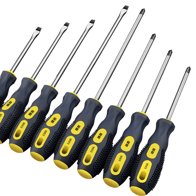 High Quality Large Handle Screwdriver Flat Mouth Slotted Plum Ross Shaped Blossom Cross Shape Screwdriver