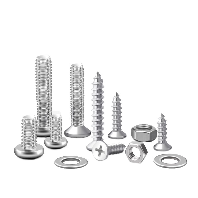 Nuts and Bolts Screws Assortment Kit Metric Round Head Pan Phillips Head Screw Nut Shim Self Tapping Screw M2 M3 M4 M5 M6