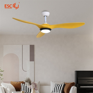 Smart control 5 speed dc ceiling fan kit energy saving modern ceiling fan with light for living room