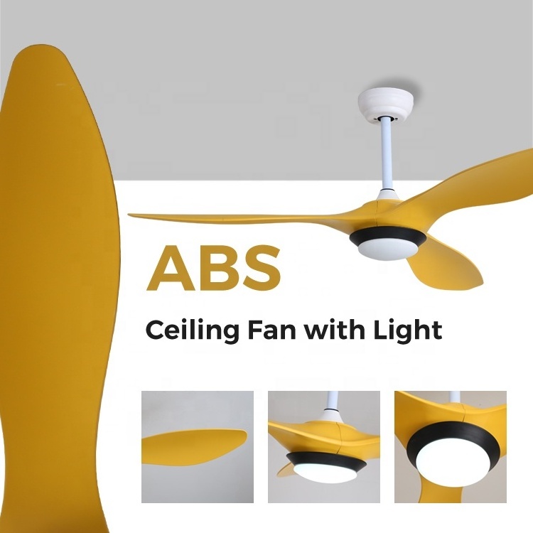 Smart control 5 speed dc ceiling fan kit energy saving modern ceiling fan with light for living room