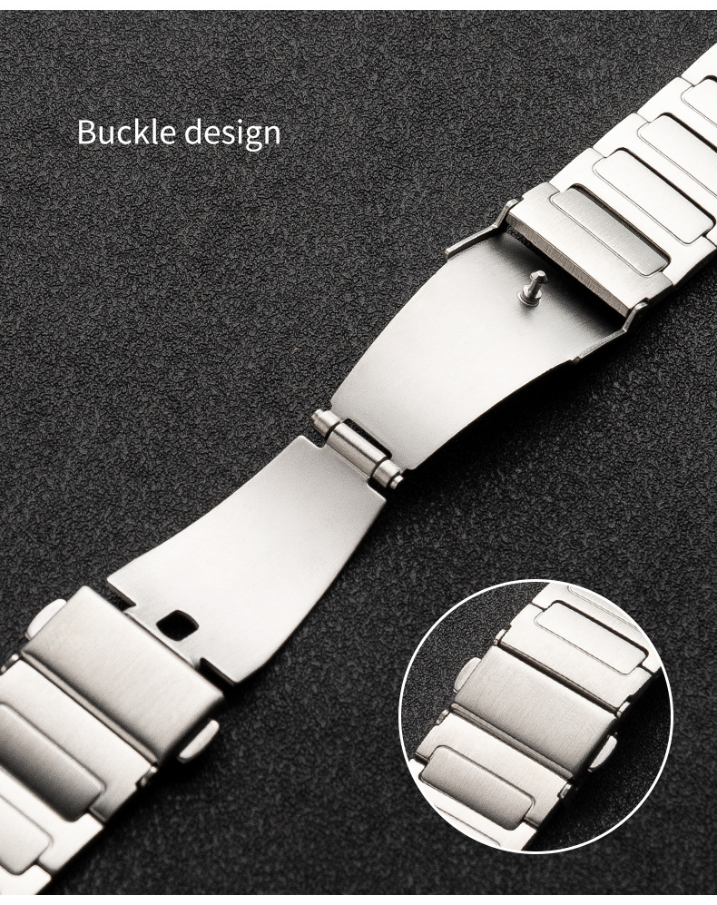 HIGH Quality Mans Love Light Titanium Bracelet BAND 49MM 45MM Metal SLIM Watch Strap For APPLE WATCH ULTRA 2 9