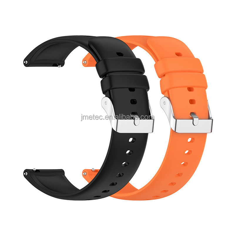 wholesale 16 18mm 20 22mm adjustable rubber wrist bands custom logo GT3 silicone watch strap for huawei GT3