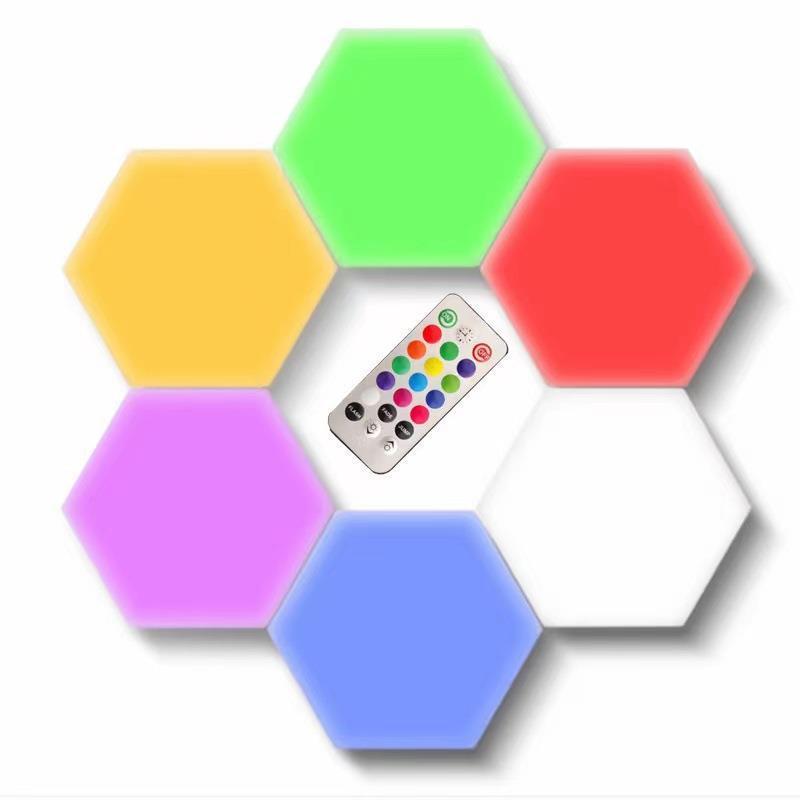 RGBIC Sync Music Dream Color Wholesale Creative Panel LED Leaf Hexagon led Lights