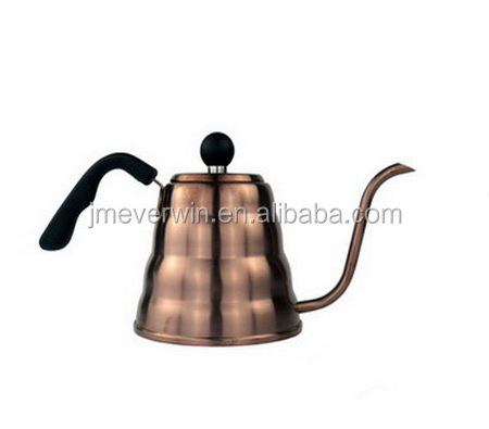 Copper Plating Gooseneck Pour Over Coffee Drip Kettle/Cofee Drip Pot