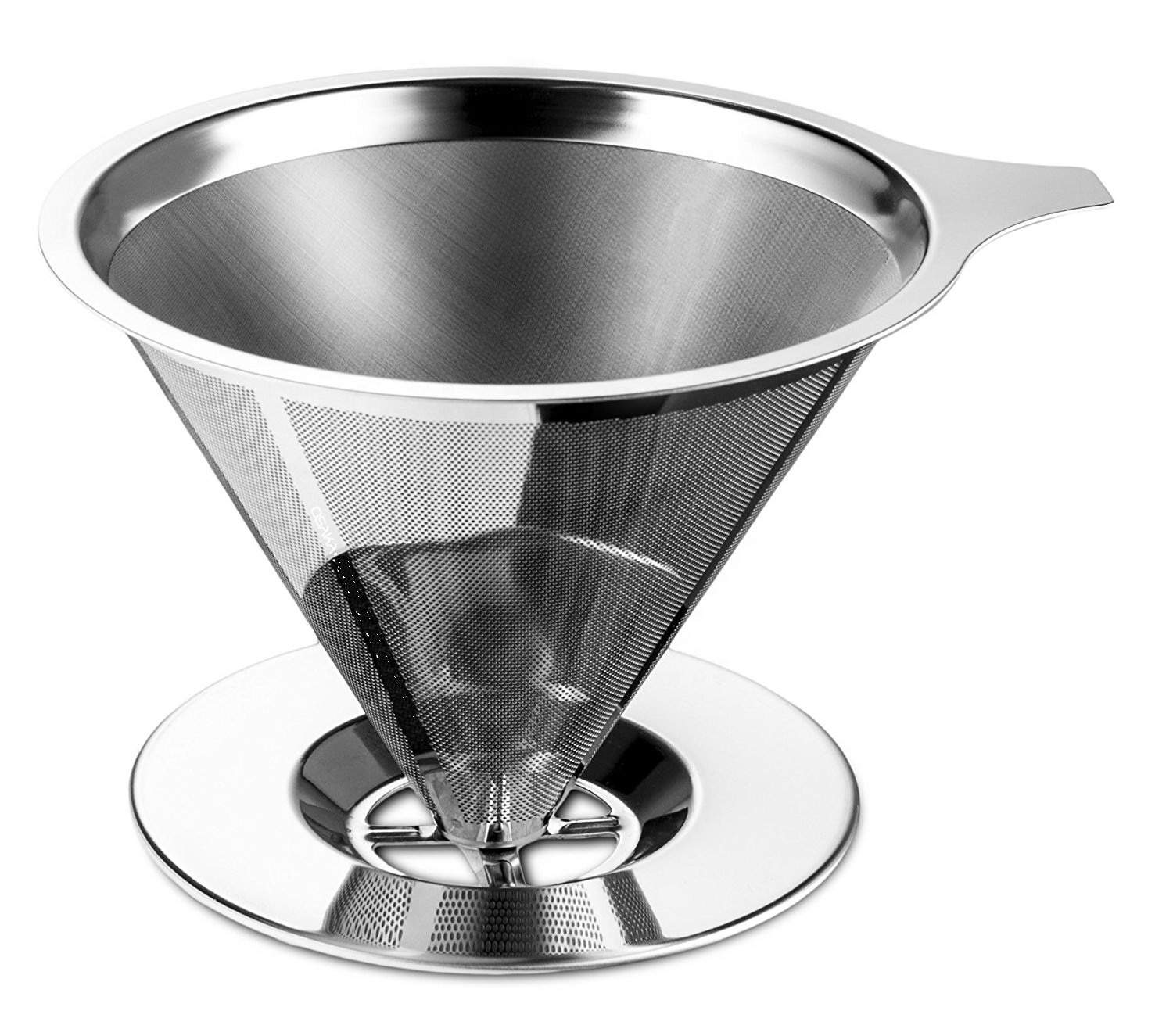 EVERWIN Stainless Steel Paperless Washable Reusable Pour Over Coffee Filter dripper