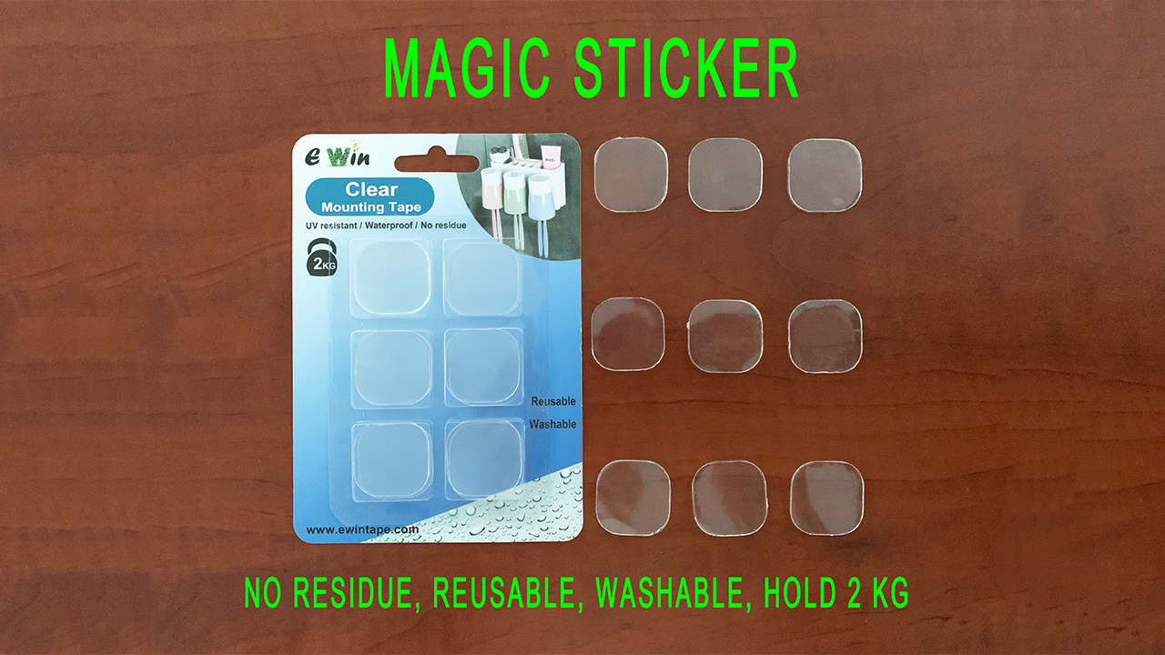 Free sample Double sided Super Sticky Pads, Anti-Slip Gel Nano Pads Reusable and Washable Gripping Pad for Sticking